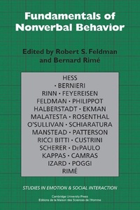 Enlarge image Cover: Fundamentals of Nonverbal Behavior - Cambridge University Press