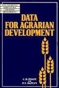 Cover: Data for Agrarian Development - Cambridge University Press