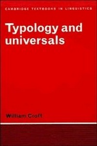 Enlarge image Cover: Typology and Universals - Cambridge University Press