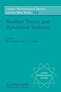 Abbildung von: Number Theory and Dynamical Systems - Cambridge University Press