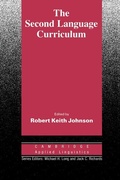 Cover: The Second Language Curriculum - Cambridge University Press