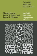Cover: Ion-Solid Interactions - Cambridge University Press