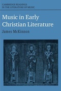 Cover: Music in Early Christian Literature - Cambridge University Press