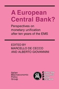 Cover: A European Central Bank? - Cambridge University Press