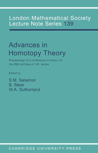 Abbildung von: Advances in Homotopy Theory - Cambridge University Press
