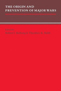Enlarge image Cover: The Origin and Prevention of Major Wars - Cambridge University Press