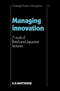Enlarge image Cover: Managing Innovation - Cambridge University Press