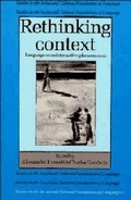 Cover: Rethinking Context - Cambridge University Press