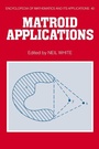 Cover: Matroid Applications - Cambridge University Press