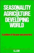 Cover: Seasonality and Agriculture in the Developing World - Cambridge University Press