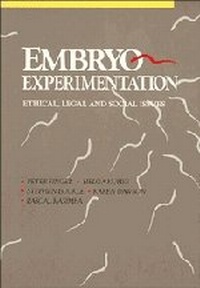 Enlarge image Cover: Embryo Experimentation - Cambridge University Press