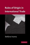 Cover: Rules of Origin in International Trade - Cambridge University Press