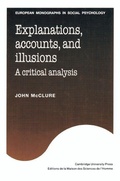 Cover: Explanations, Accounts, and Illusions - Cambridge University Press