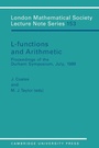 Cover: L-Functions and Arithmetic - Cambridge University Press