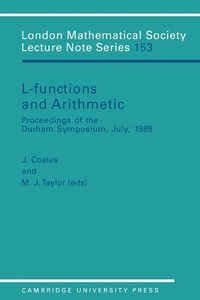 Abbildung von: L-Functions and Arithmetic - Cambridge University Press