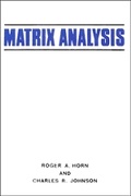 Cover: Matrix Analysis - Cambridge University Press