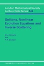Cover: Solitons, Nonlinear Evolution Equations and Inverse Scattering - Cambridge University Press