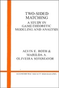 Cover: Two-Sided Matching - Cambridge University Press