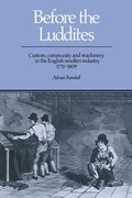 Cover: Before the Luddites - Cambridge University Press