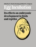 Cover: Egg Incubation - Cambridge University Press
