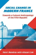 Cover: Social Change in Modern France - Cambridge University Press
