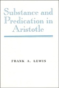 Cover: Substance and Predication in Aristotle - Cambridge University Press