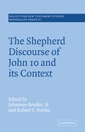Cover: The Shepherd Discourse of John 10 and its Context - Cambridge University Press