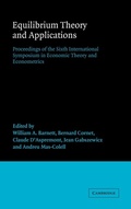 Cover: Equilibrium Theory and Applications - Cambridge University Press