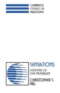 Cover: Sensations - Cambridge University Press
