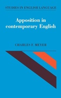 Cover: Apposition in Contemporary English - Cambridge University Press