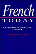 Cover: French Today - Cambridge University Press