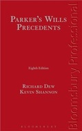 Cover: Parker's Will Precedents - Bloomsbury Professional