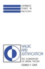 Cover: Value and Justification - Cambridge University Press