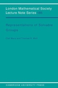 Cover: Representations of Solvable Groups - Cambridge University Press