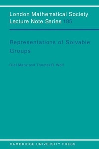 Enlarge image Cover: Representations of Solvable Groups - Cambridge University Press
