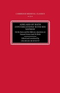Cover: Adelard of Bath, Conversations with his Nephew - Cambridge University Press