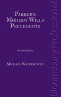 Cover: Parker's Modern Wills Precedents - Bloomsbury Professional
