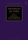 Cover: Defences in Tort - Hart Publishing