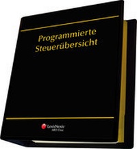Abbildung von: Programmierte Steuerübersicht - in Tabellenform systematisch gegliedert - LexisNexis ARD ORAC