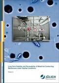 Cover: Long Term Stability and Permeability of Mixed Ion Conducting Membranes under Oxyfuel Conditions - Verlag des Forschungszentrums J&uuml;lich