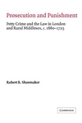 Cover: Prosecution and Punishment - Cambridge University Press