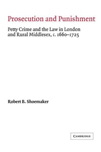 Enlarge image Cover: Prosecution and Punishment - Cambridge University Press