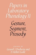 Cover: Gesture, Segment, Prosody - Cambridge University Press