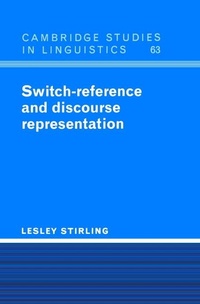 Enlarge image Cover: Switch-Reference and Discourse Representation - Cambridge University Press