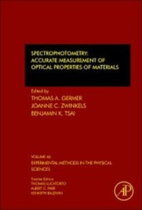 Abbildung von: Spectrophotometry: Volume 46 - Academic Press