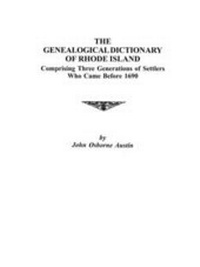 Enlarge image Cover: Genealogical Dictionary of Rhode Island - Clearfield