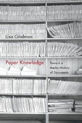 Cover: Paper Knowledge - De Gruyter