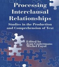 Enlarge image Cover: Processing interclausal Relationships - Psychology Press Ltd