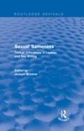 Cover: Sexual Sameness (Routledge Revivals) - Routledge