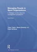 Cover: Managing People in Sport Organizations - Routledge